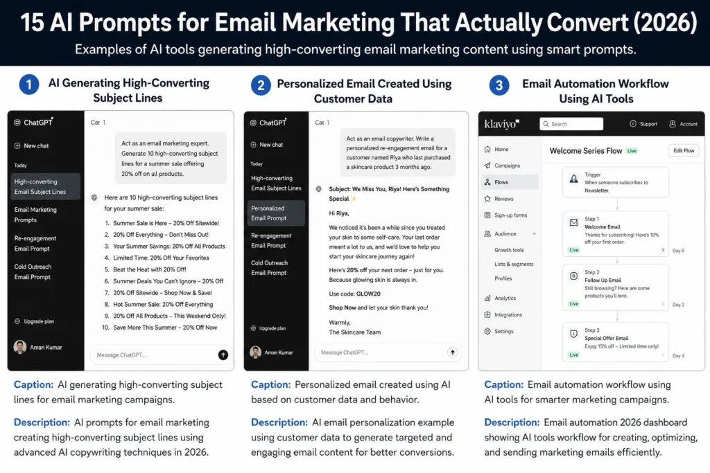 AI prompts for email marketing