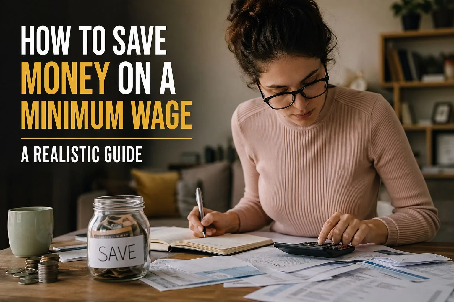 How to Save Money on a Minimum Wage